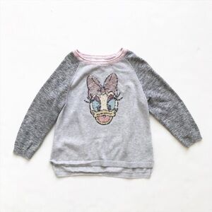 Gapkids sequin daisy knit sweater EUC  XS(4-5T)